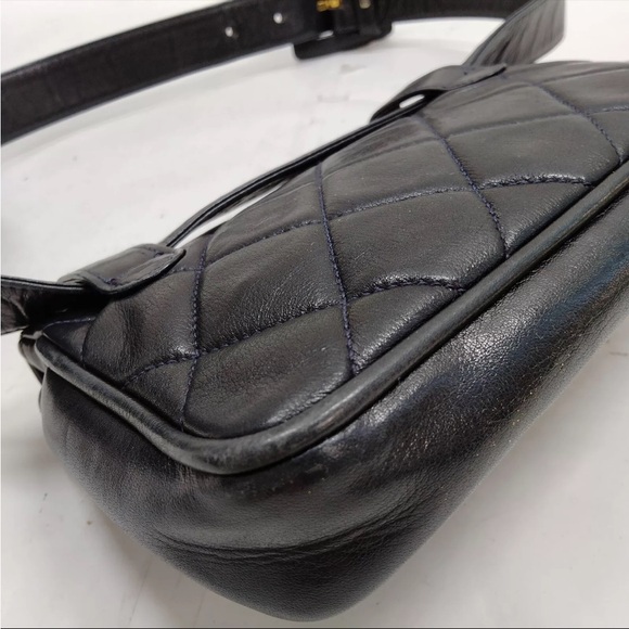 Chanel Leather Waist Bag Black - Picture 14 of 14